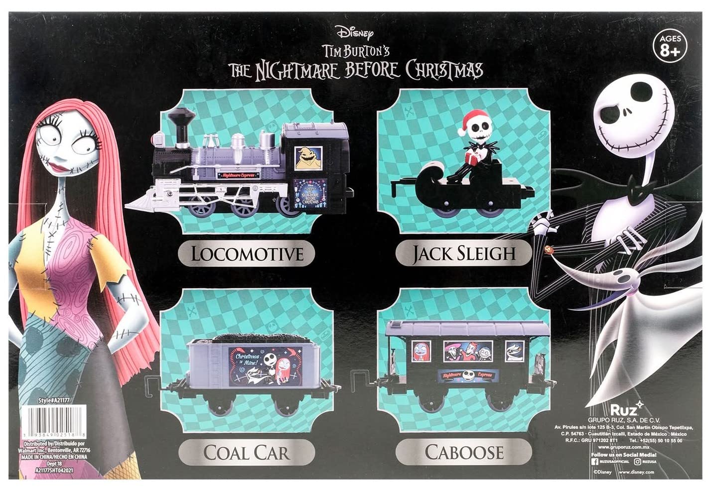 ナイトメア・ビフォア・クリスマス ジャック・スケリントン 2000年製 Disney ジャックスケリントン フィギュア 蓄光 ナイトメア